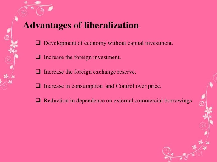 advantages and disadvantages of privatisation Advantages and disadvantages of liberalization